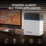 HITHIUM 1kWh Power Station - Solar charge + Power for TV/Fan/Wifi