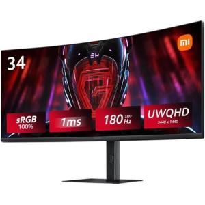 XIAOMI Curved Gaming Monitor G34WQi 180Hz Refresh Rate 34''